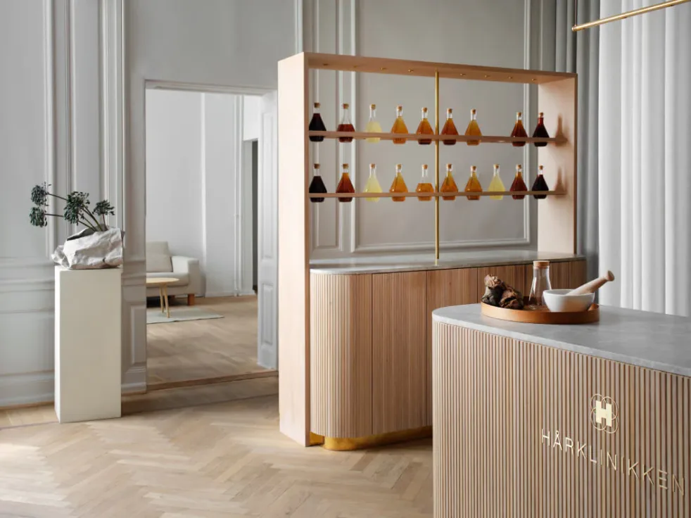 Reception and waiting room interior