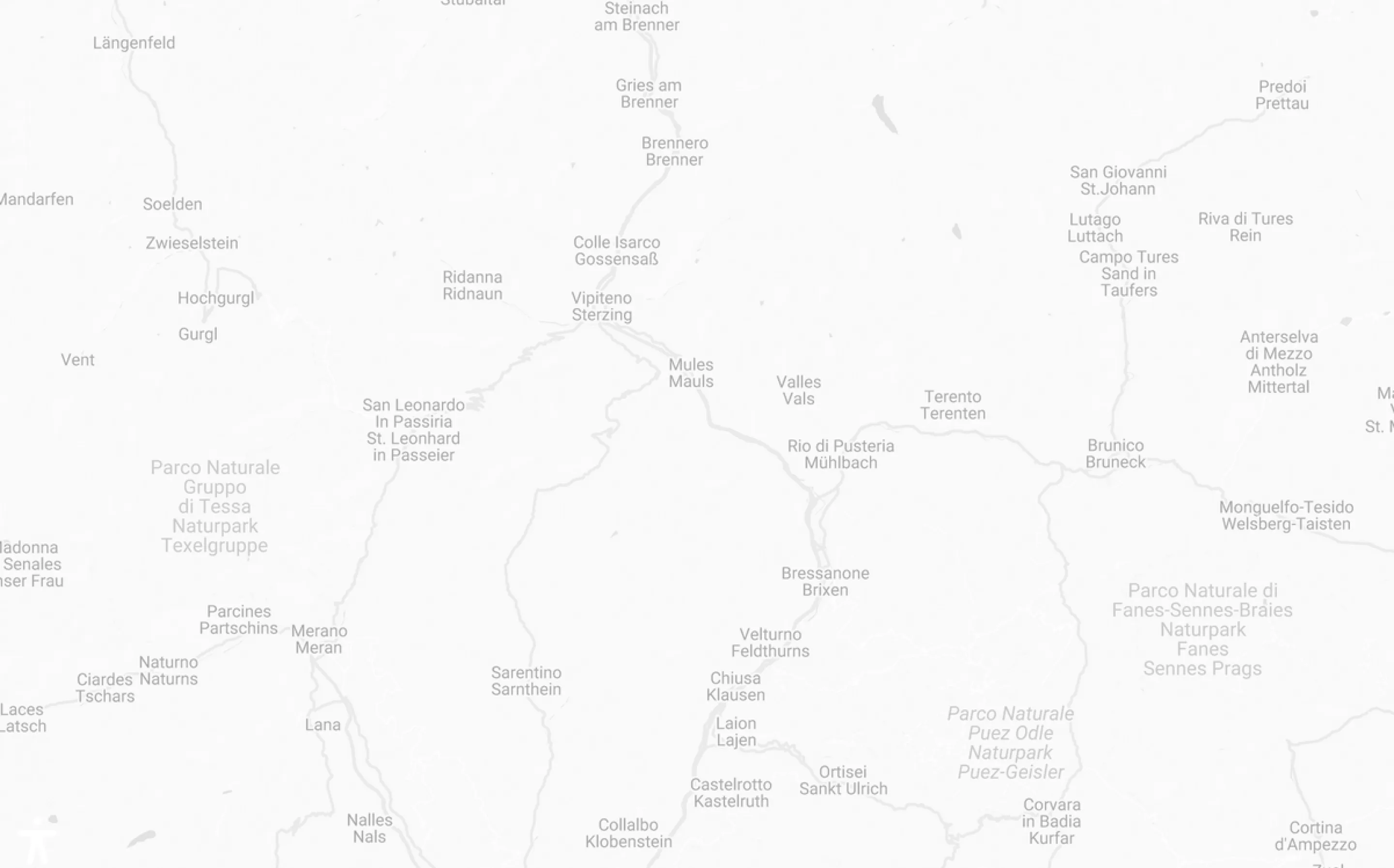 Map showing clinic area