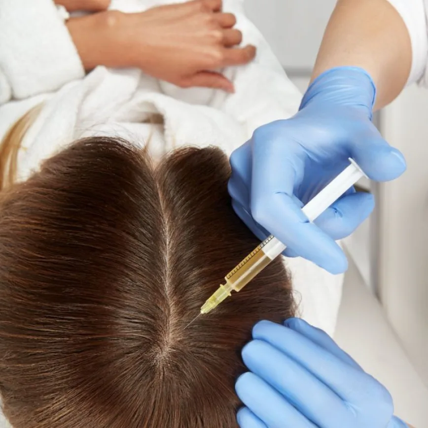 Hair recovery program circle image